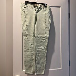 Life In Progress Mint Jeans Size 27